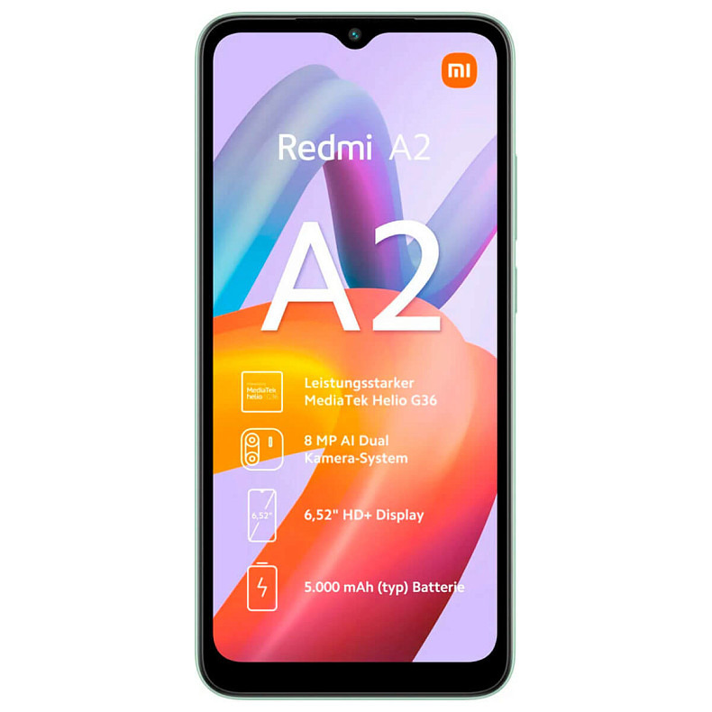 Смартфон Xiaomi Redmi A2 2/32GB Dual Sim Green