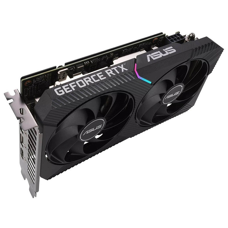 Відеокарта ASUS GeForce RTX 3060 12GB GDDR6 DUAL OC V2 DUAL-RTX3060-O12G-V2 (90YV0GB2-M0NA10)