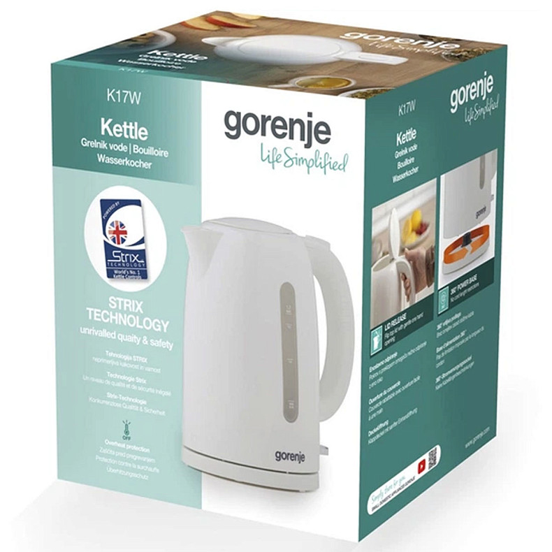Електрочайник Gorenje K 17 W