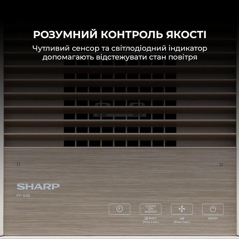 Воздухоочиститель Sharp FP-S40EU-W White