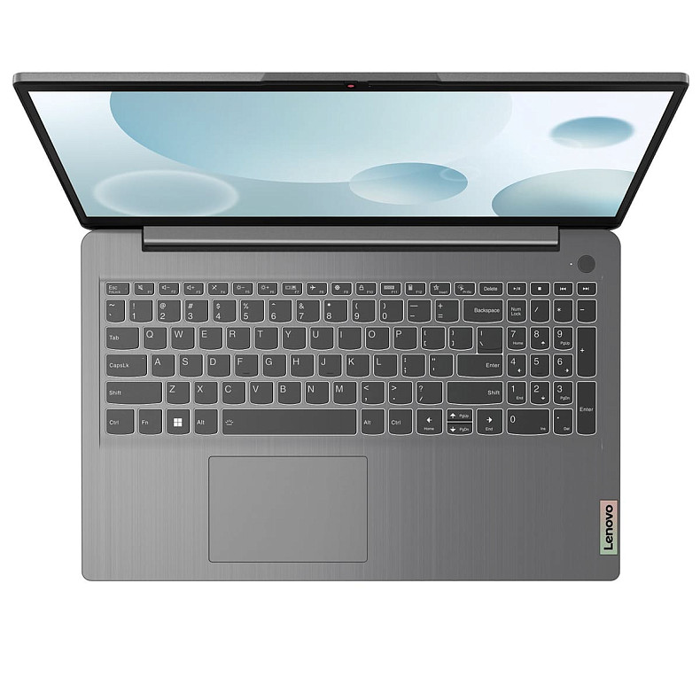 Ноутбук Lenovo 15.6FM/i5-1235U/16/512/Intel HD/DOS/BL/Arc tic grey IdeaPad3 15IAU7