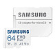 Карта пам'яті Samsung microSDHC 64GB C10 UHS-I R100MB/s Evo Plus + SD