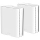 Wi-Fi Mesh система Asus ZenWiFi BQ16 2pk White (90IG08K0-MO3N2V)