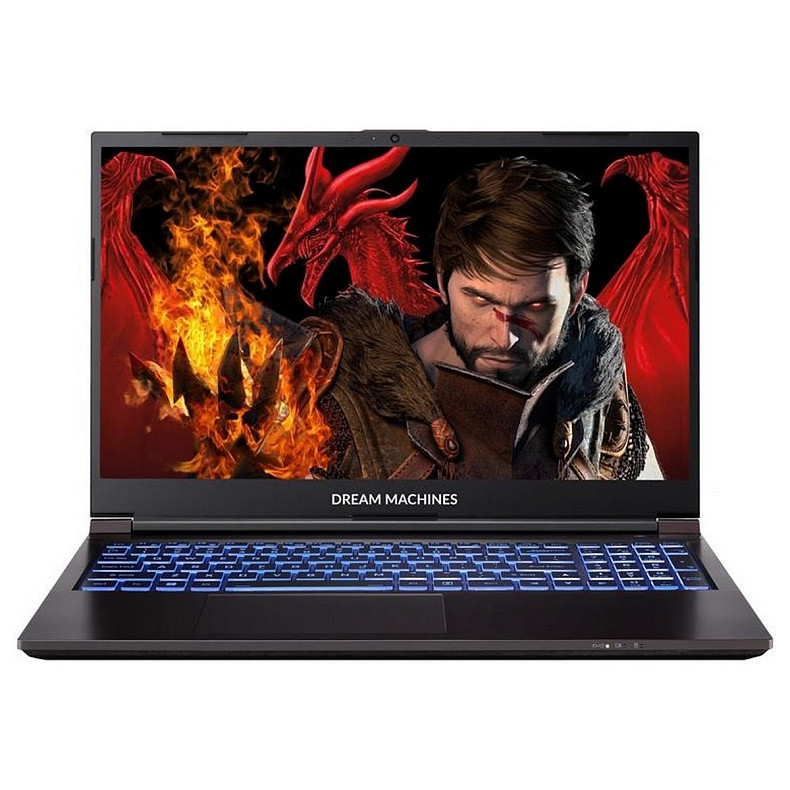 Ноутбук Dream Machines RG2050-15 15.6FHD IPS, Intel i7-13620H, 32GB, F1TB, NVD2050-4, DOS, черный