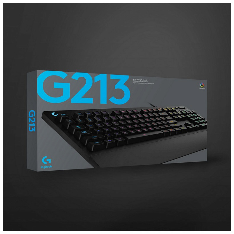 Клавиатура Logitech G213 Prodigy Ukr USB Black (920-010740)