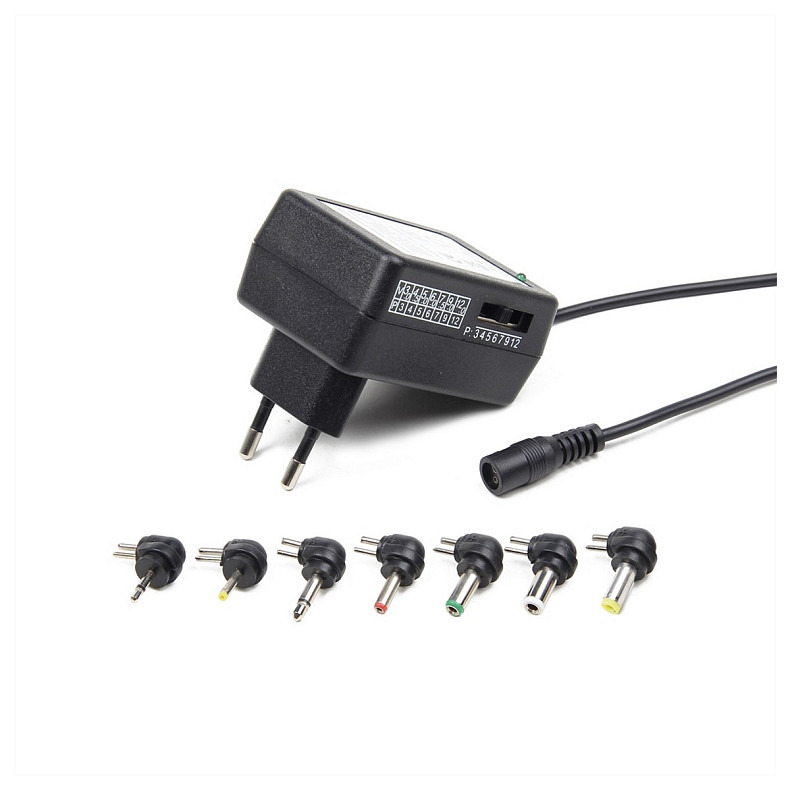 Зарядний пристрій EnerGenie (1USBx1A) Black (EG-MC-008) + універсальний кабель