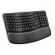 Клавіатура бездротова Logitech Wave Keys Wireless Graphite (920-012304)