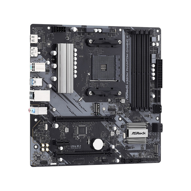 Материнська плата ASRock A520M Phantom Gaming 4 Socket AM4