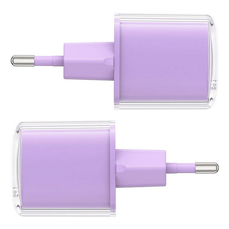 Зарядное устройство 1xUSB-C 30W Gan A53 Fast Charger alfalfa purple Acefast