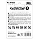 Аккумулятор everActive AAA/HR03 Ni-MH 800mAh BL 4шт