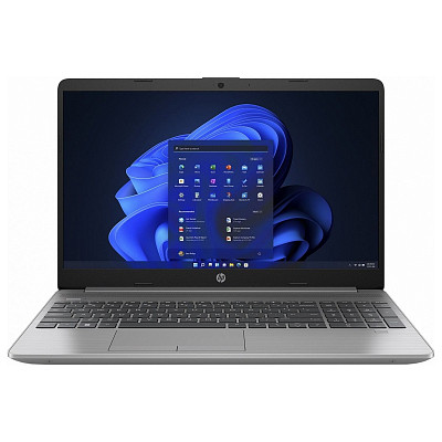 Ноутбук HP 250-G9 15.6" FHD IPS AG, Intel i5-1235U, 8GB, F256GB, UMA, DOS, серебристый