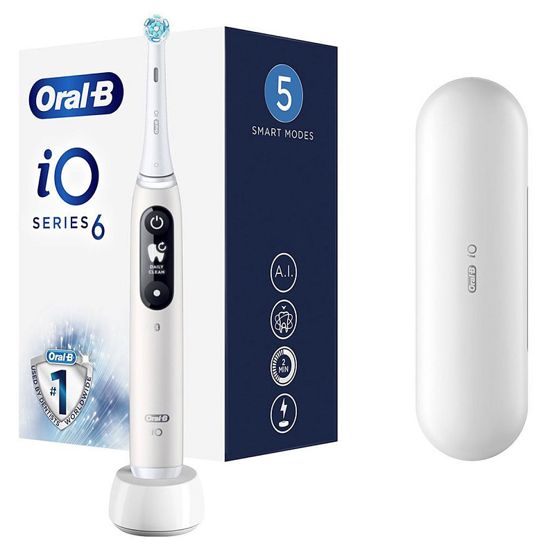 Зубная щетка BRAUN Oral-B iO Series 6 iOM6.1A6.1K Grey Opal