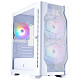 Корпус 1stPlayer D4-M-WH-2F1P-W-1F1-W White