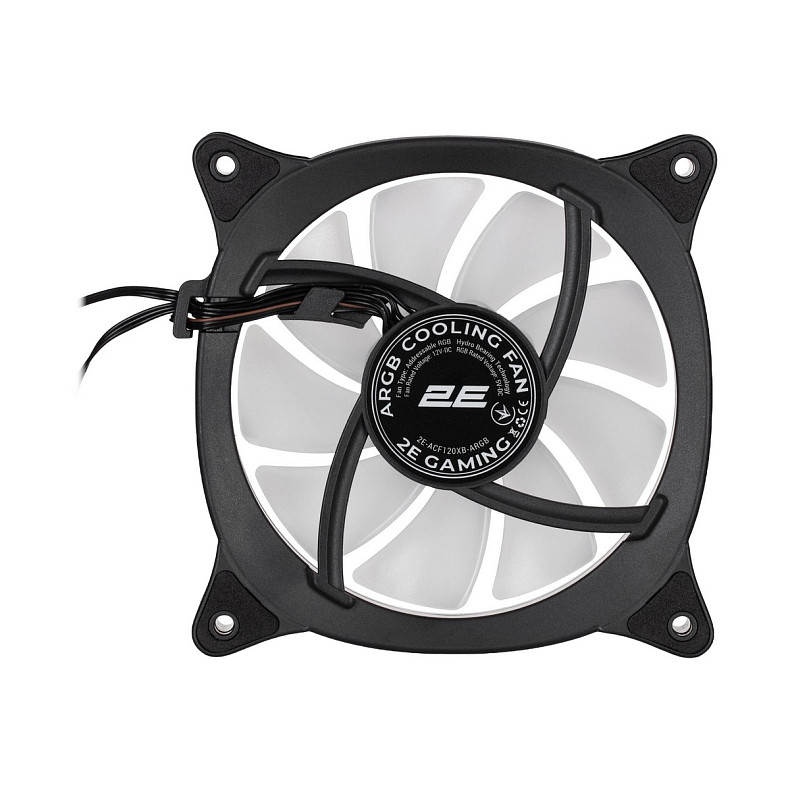 Вентилятор 2E GAMING Air Cool X Fan ACF120XB-ARGB, 120мм, 1200rpm, 3pin, 3pin +5VARGB