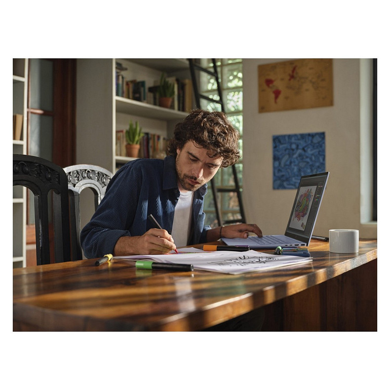 Ноутбук HP OmniBook 5 16-af1011ru 16" WUXGA IPS AG, Intel U7-255U, 24GB, F1TB, UMA, DOS, голубой