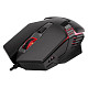 Мишка XTRIKE ME GM-110, ігрова 3600dpi, 4кн,LED, чорна