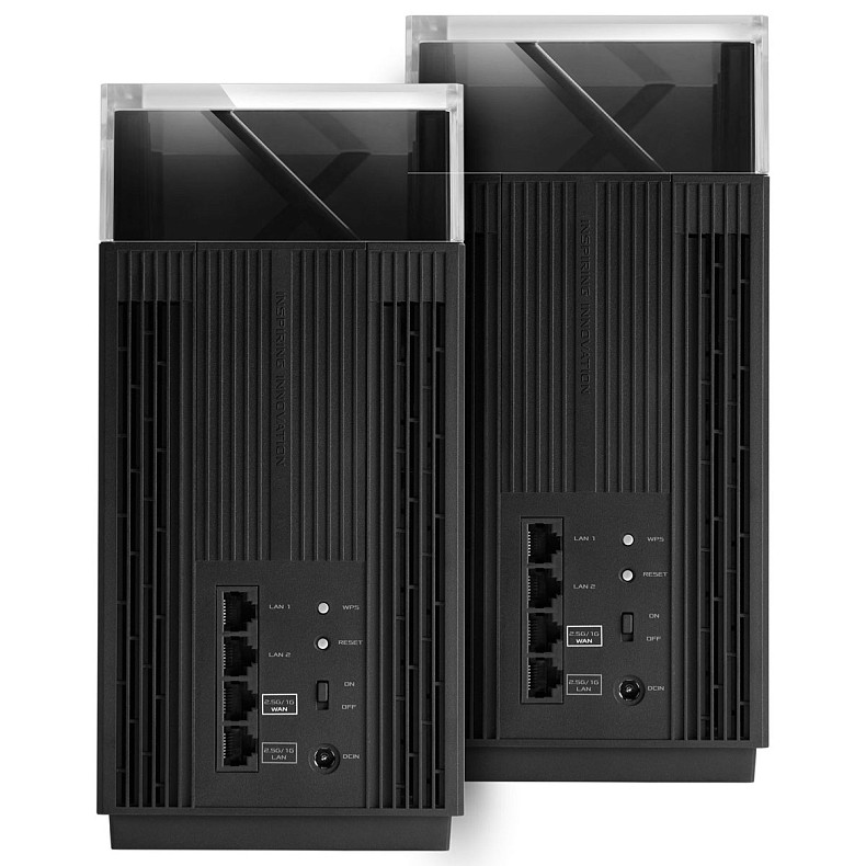 Система WiFi-Mesh ASUS ZenWiFi Pro XT12 2xGE LAN, 1x2.5GE LAN, 1x2.5GE WAN, 1xUSB 3.1, 1xUSB 2.0