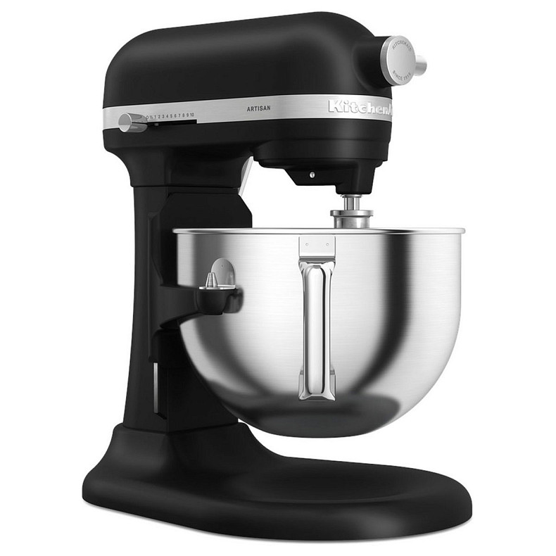 Кухонний комбайн KitchenAid Artisan 5,6 л 5KSM60SPXEBM з підйомною чашею, чорний матовий