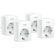Розумна міні Wi-Fi розетка Tapo P100(4-pack)