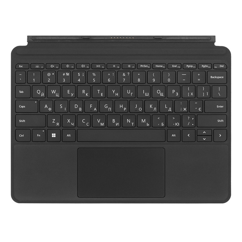Клавиатура для планшета Microsoft Surface Go 4 Type Cover, UKR/ENG, черная