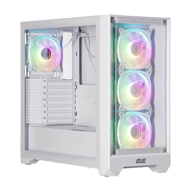 Корпус 2E GAMING Dominator Pro G2302W, без БП 2xUSB3.0, 1xUSBType-C, 4x120мм ARGB, VGA 380мм, LCS re