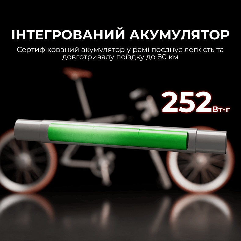 Електровелосипед Sharp 21" Black Matt (BK-RS08E-B)