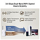 Расширитель покрытия WiFi TP-LINK RE225BE BE3600, 1хGE, MESH