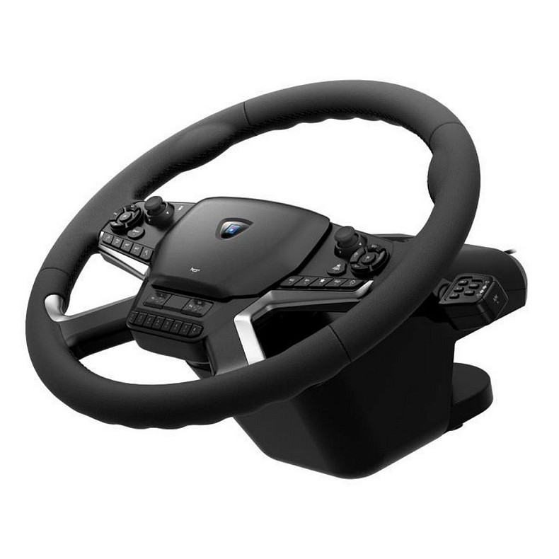 Кермо і педалі HORI Force Feedback Truck Control System для ПК