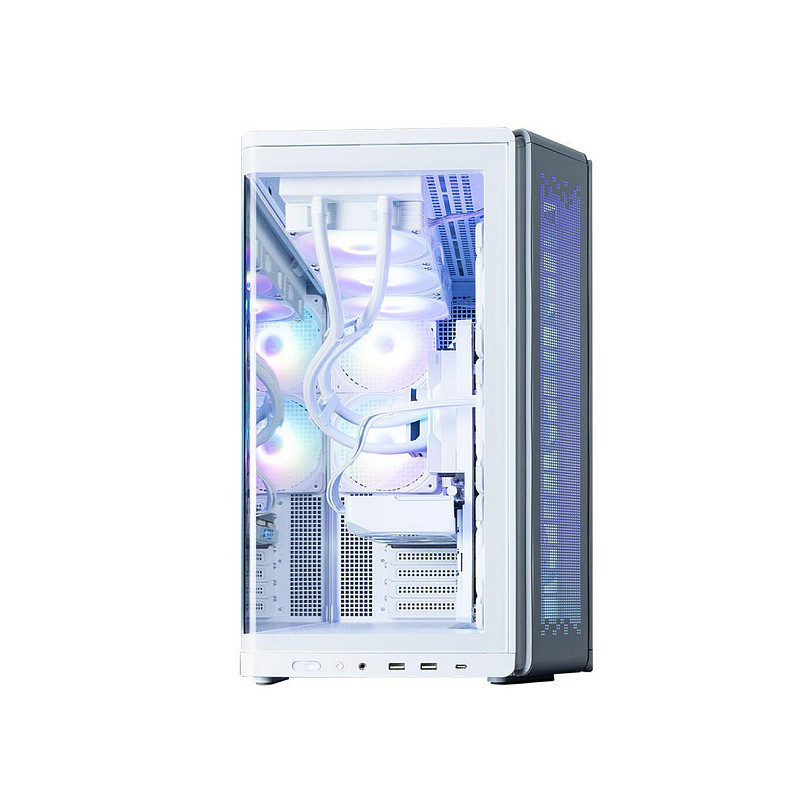 Корпус Zalman P60 без БЖ, 2xUSB3.0, 1x Type C, 3x120мм ARGB Reverse, 2x120мм ARGB, VGA 435мм, LCS re