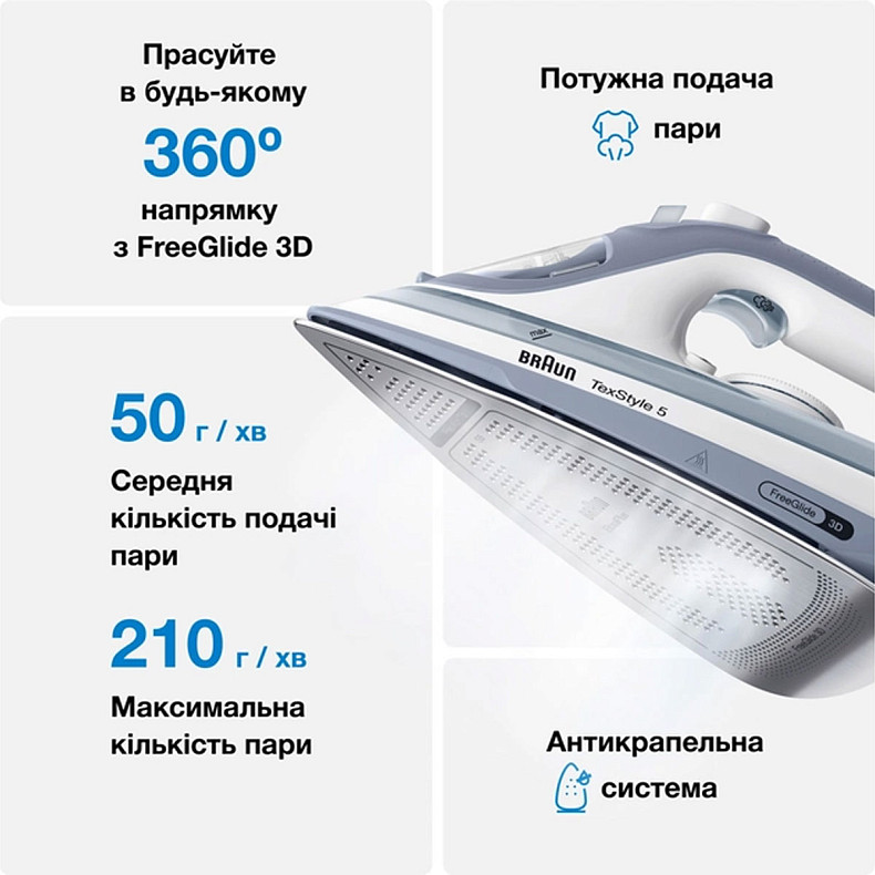 Праска BRAUN SI 5078 GY