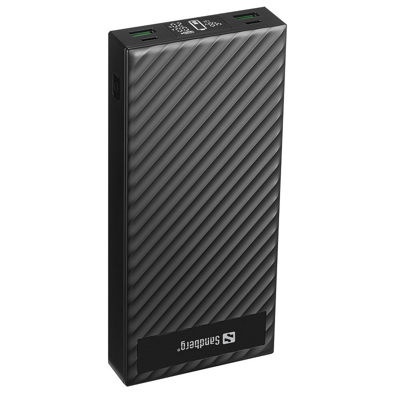 УМБ Sandberg PD 30000mAh 100W UPS mode, 2xType-C PD, 2xUSB QC 3.0