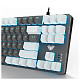 Клавиатура Aula Mechanical F3287 Grey/White keycap KRGD blue (6948391240954)