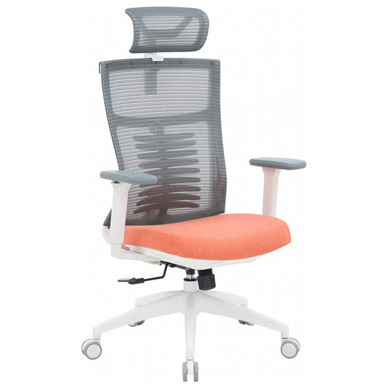 Крісло офісне OfficePro Balance OC550-W-DG-OR