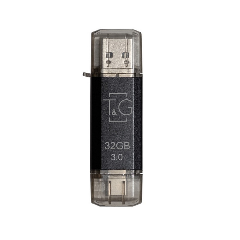 Флеш-накопитель T&G 009 Star Series USB 3.0 32GB Type-C Black (TG009TC-32GBK3)