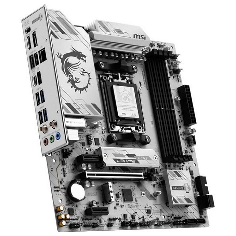 Материнська плата Gigabyte B850M Aorus Elite WiFi6E Ice Socket AM5