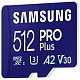 Карта пам'яті SAMSUNG MICRO SDXC PRO+ 512GB W/ADAPT. MB-MD512SB/WW
