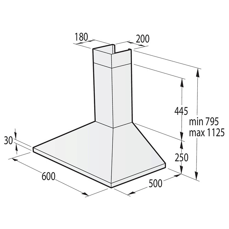 Вытяжка кухонная Gorenje WHC63CLI