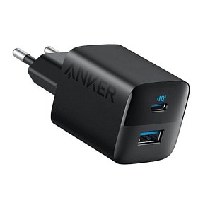 Мережева зарядка ANKER PowerPort 323 - 33W Dual-Port USB-C (Чорний)