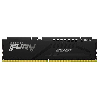 ОЗУ Kingston DDR5 32GB KIT (16GBx2) 4800 FURY Beast Black (KF548C38BBK2-32)