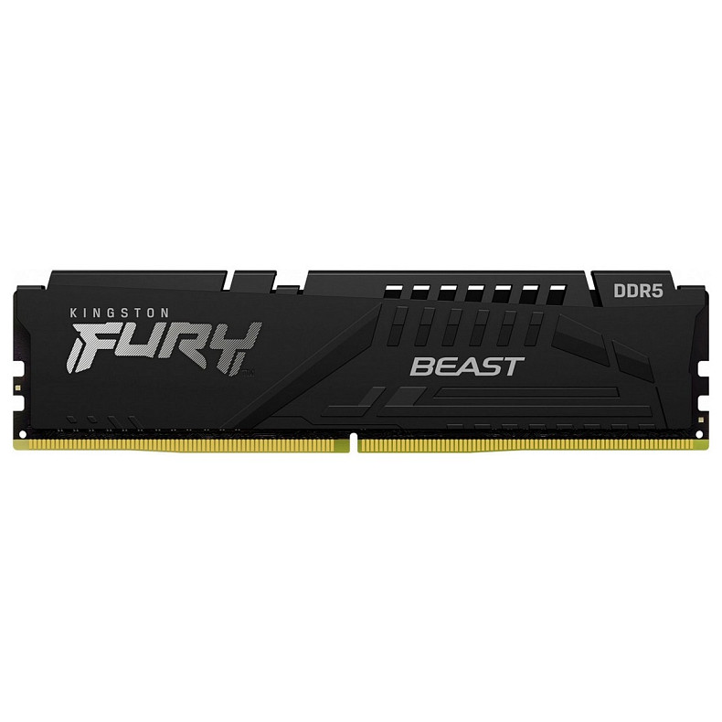 ОЗУ Kingston DDR5 32GB KIT (16GBx2) 4800 FURY Beast Black (KF548C38BBK2-32)