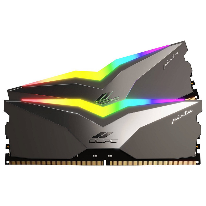 ОЗУ DDR5 32Gb 6200MHz (2*16Gb) OCPC PISTA RGB C36 Titan