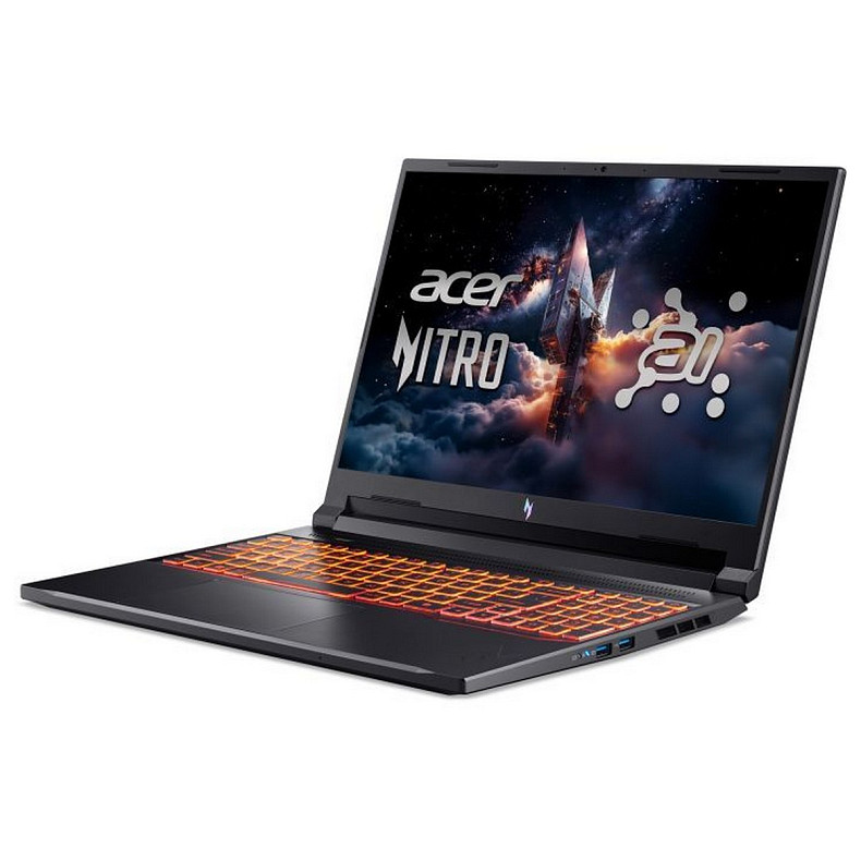 Ноутбук Acer Nitro V 16 ANV16-42 16" WUXGA IPS, AMD R7-260, 16GB, F1TB, NVD5070-8, Lin, чорний