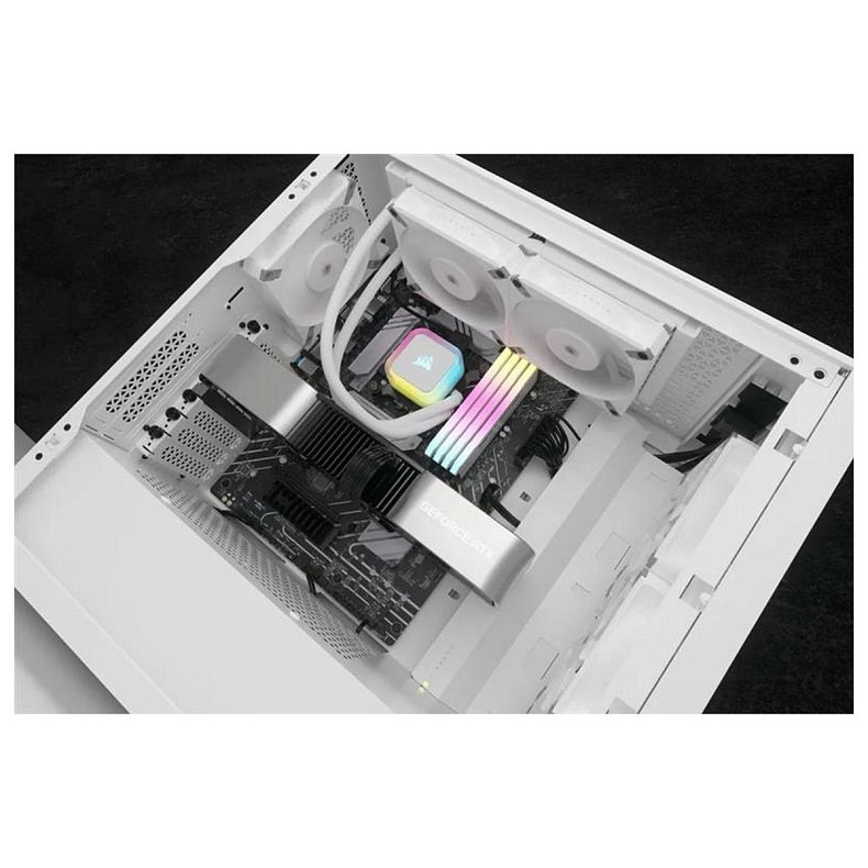 Система водяного охолодження Corsair iCUE H100i RGB Elite Liquid CPU Cooler White (CW-9060078-WW)