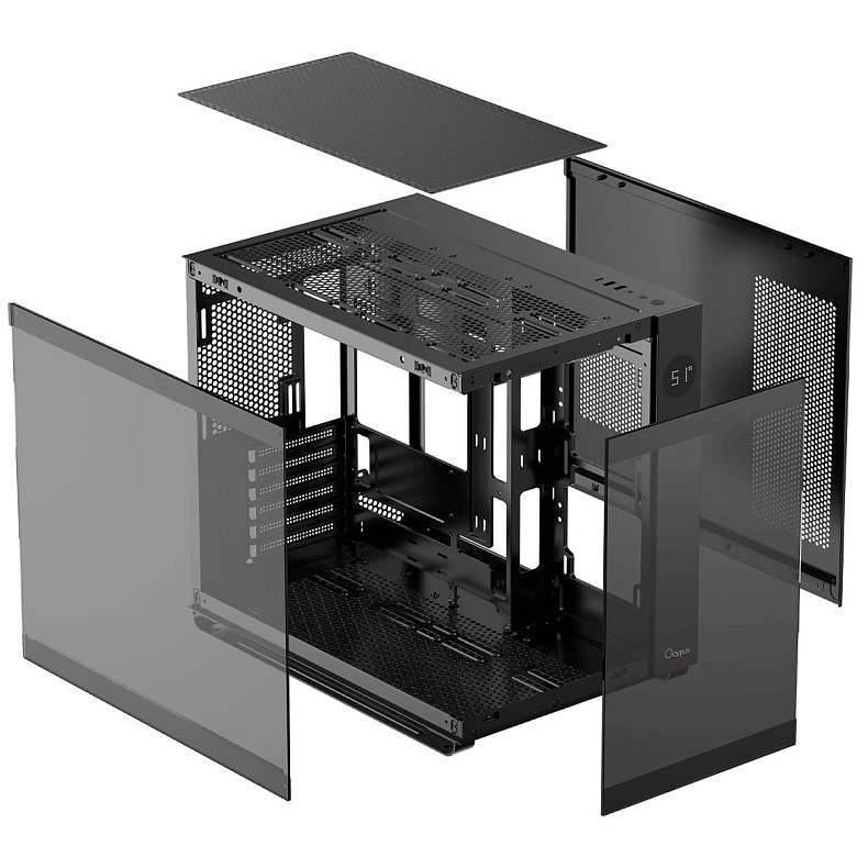 Корпус Ocypus IOTA C70 W/O PSU, BK ARGB ATX (IOTA-C70-BKD600XX-GL)
