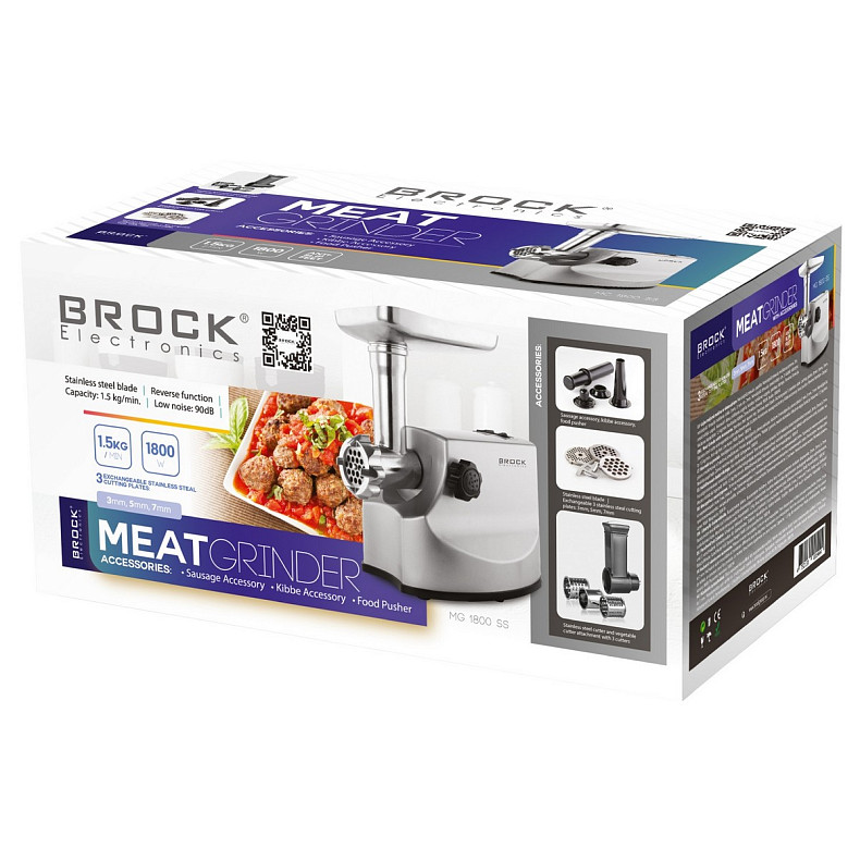 М'ясорубка BROCK  MG 1800 SS