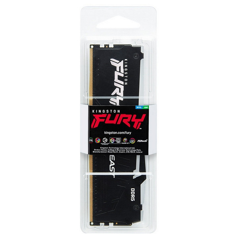 ОЗУ DDR5 16GB/6000 Kingston Fury Beast RGB (KF560C30BBA-16)