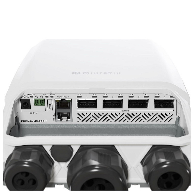 Коммутатор MikroTik Cloud Router Switch CRS504-4XQ-OUT