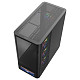 Корпус Modecom VOLCANO AQ500 ARGB MIDI FRONT LCD 6,2”, 4x120mm fans BLACK без БЖ ATX