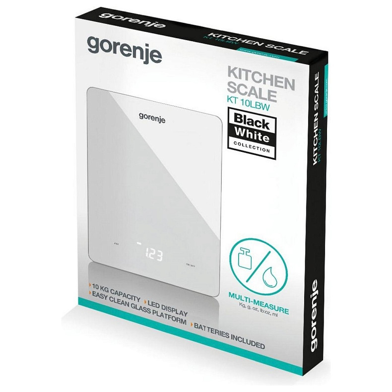 Весы кухонные Gorenje KT10LBW