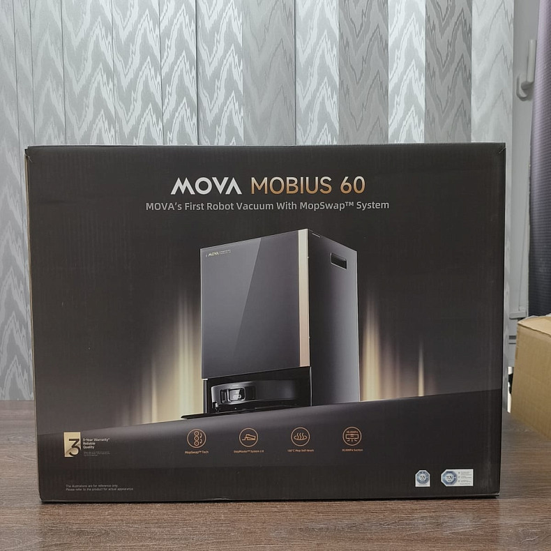 Робот-пилосос MOVA MOBIUS 60 Black-EUA - Уцінка